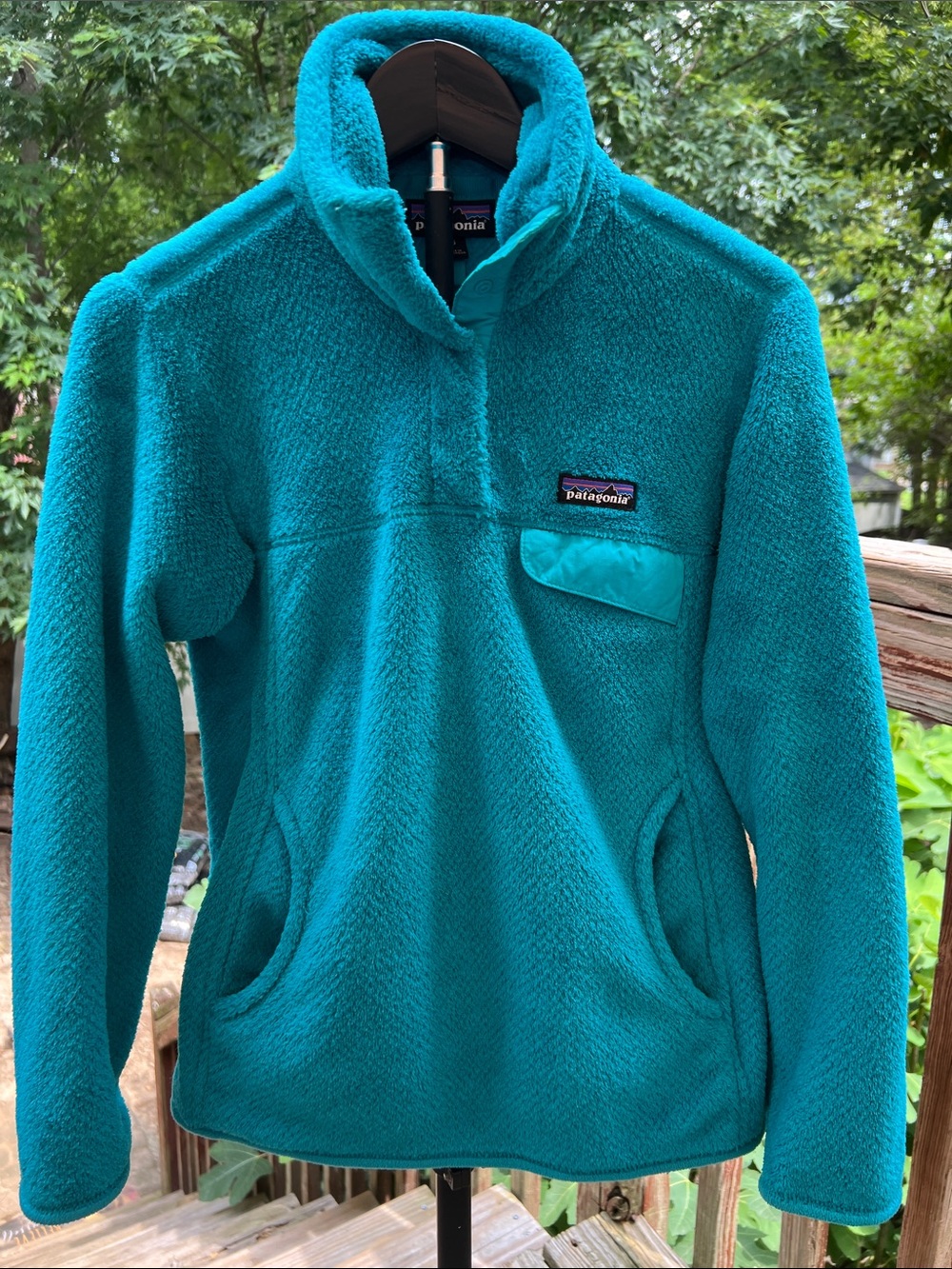 Patagonia Teal Pullover Synchilla Fleece